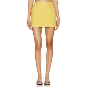 Musier Paris Vania Mini Skirt Wool Blend Sexy Minimalist Chic Fall Casual Sz 8